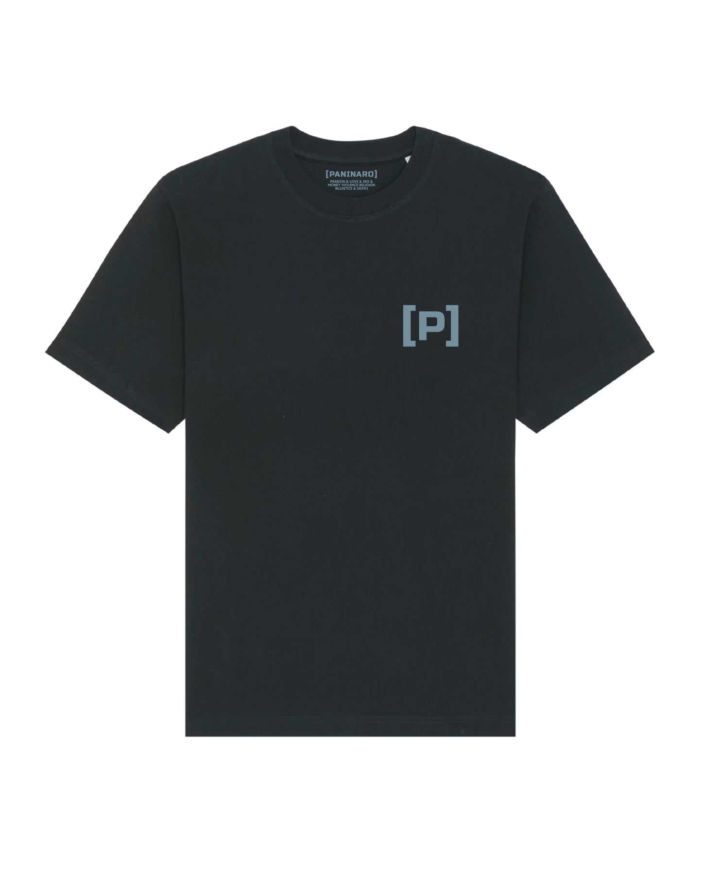 
                  
                    CITY SERIES - BLACK TSHIRT - PALE BLUE PRINT
                  
                