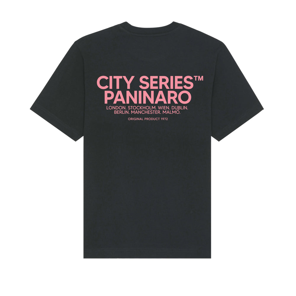 CITY SERIES - BLACK TSHIRT - PINK