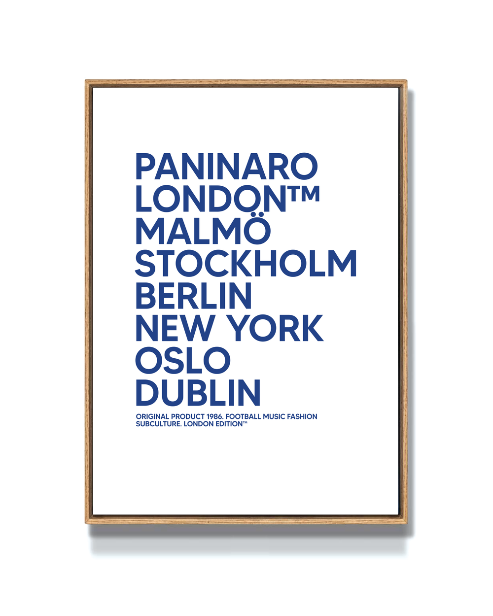 CITY SERIES - BLUE WHITE PRINT