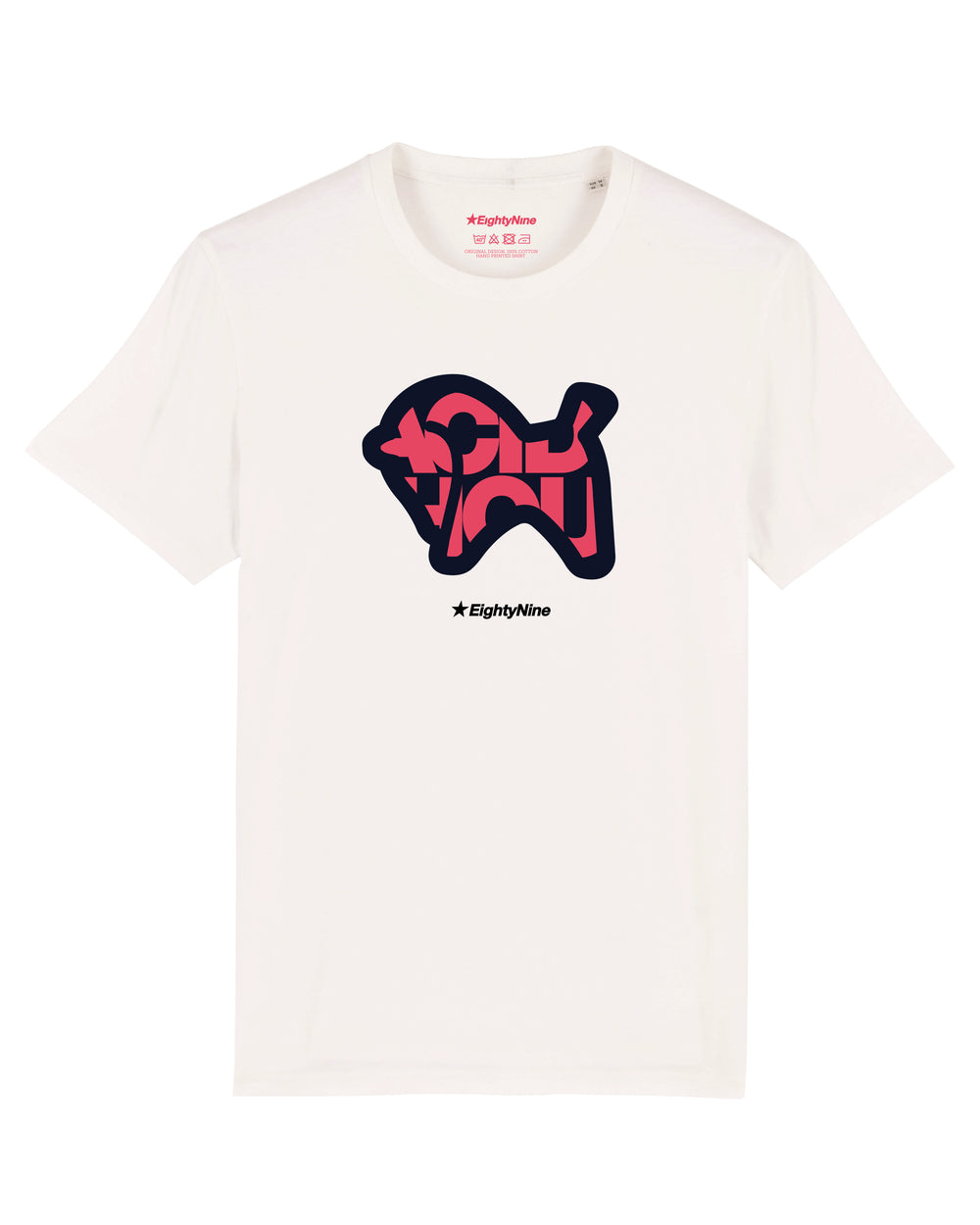 EightyNine - ACID HOUSE - VINTAGE WHITE TSHIRT