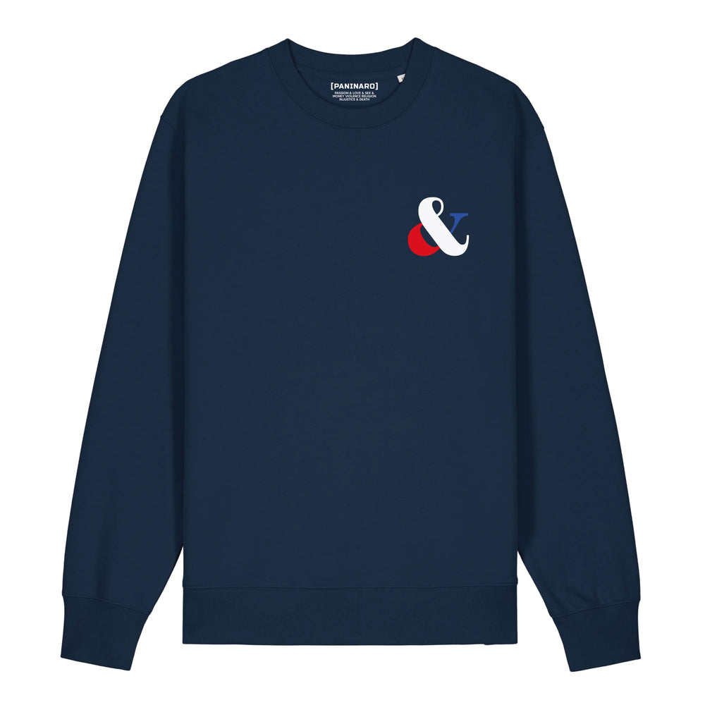 FRENCH AMPERSAND - NAVY SWEATSHIRT