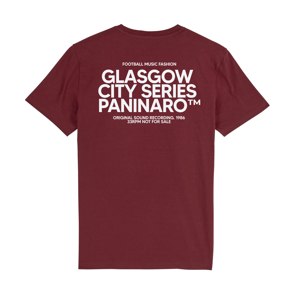 CITY SERIES - GLASGOW TSHIRT - BURGUNDY