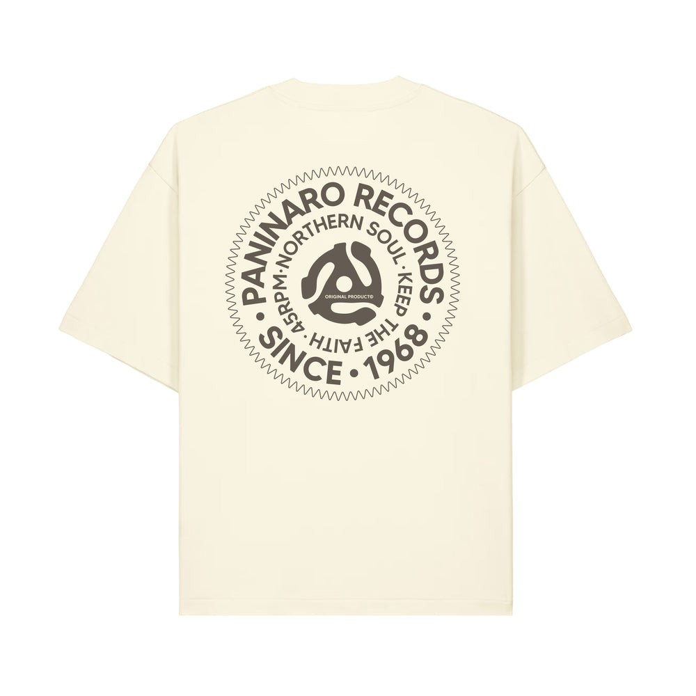 PANINARO RECORDS - NORTHERN SOUL - CREAM TSHIRT