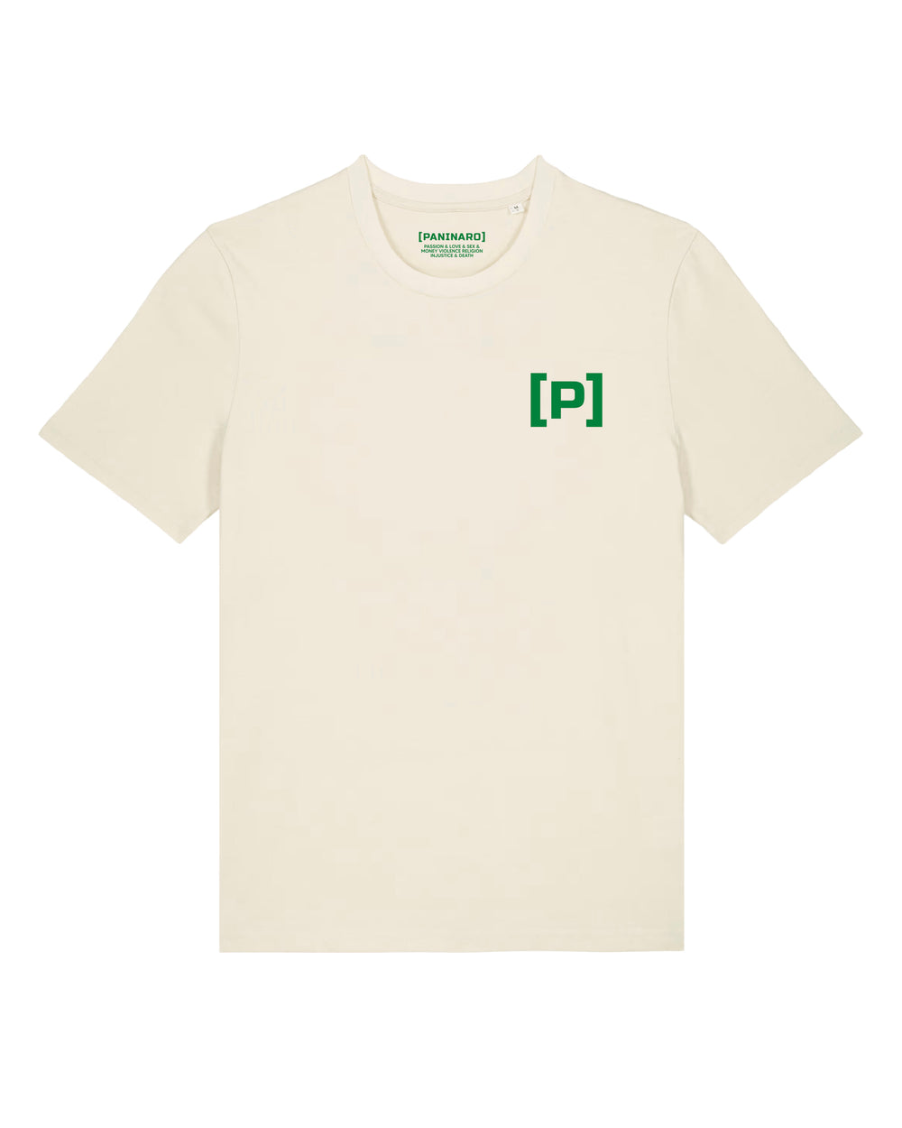 CITY SERIES - NATURAL TSHIRT - GREEN PRINT