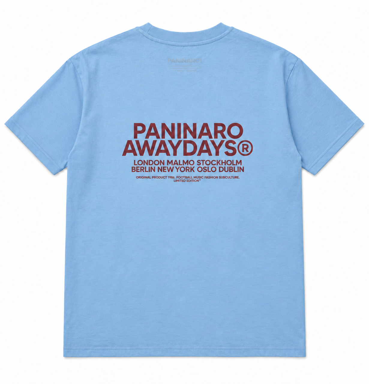 
                  
                    AWAY DAYS - SOUL BLUE TEE
                  
                